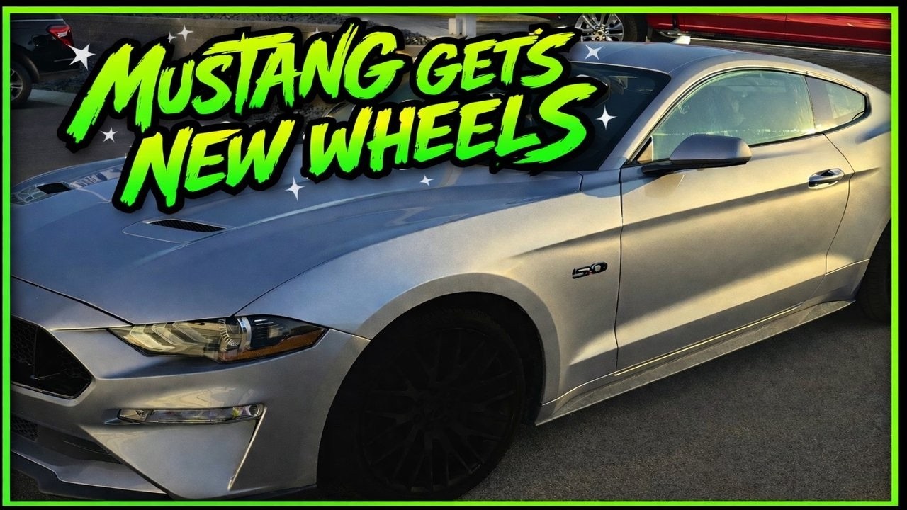 Mustang gets new wheels!!!
