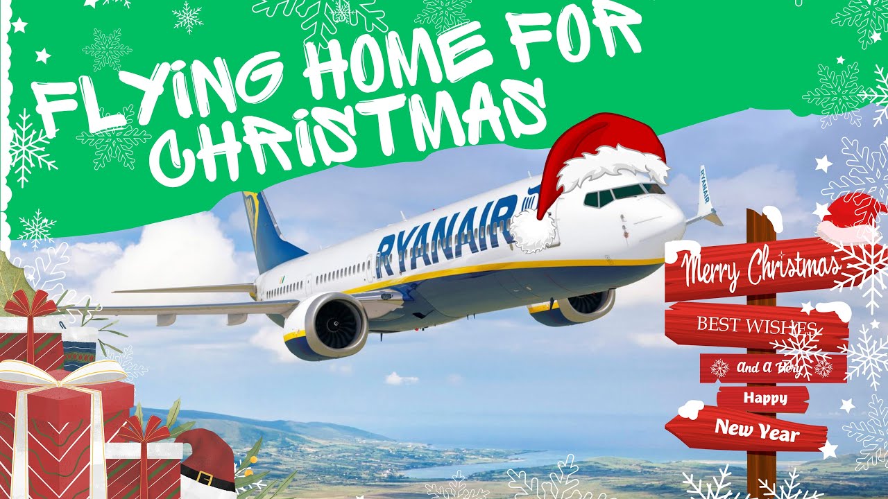 FLYING HOME FOR CHRISTMAS. ✈️ 🎄