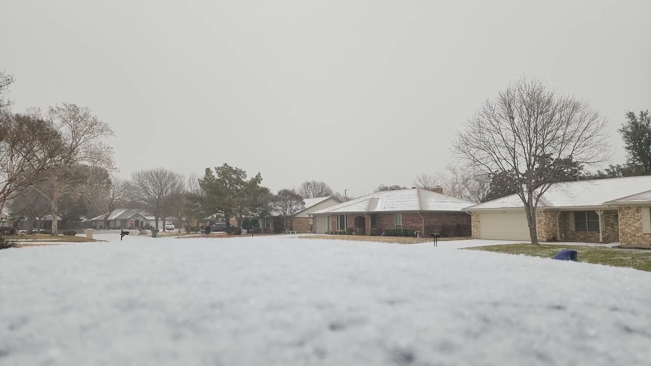 Texas Thundersleet Storm