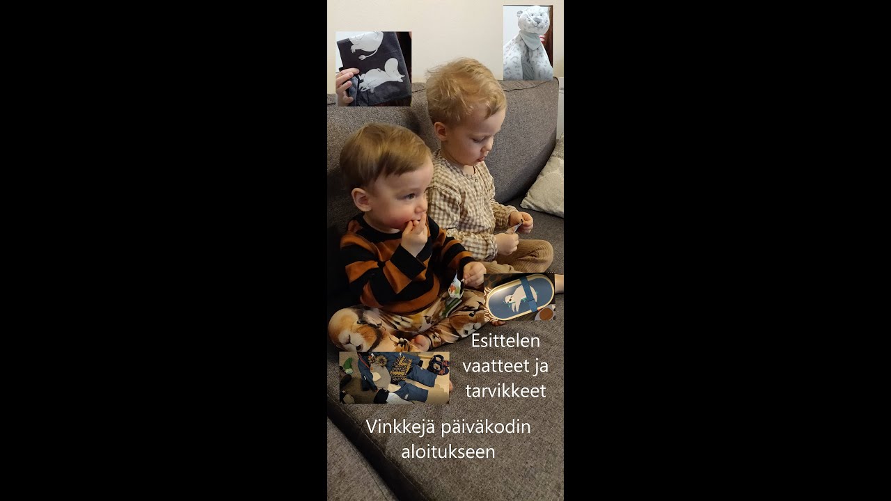 PÄIVÄKODIN ALOITUS | MITÄ PAKATA MUKAAN PÄIVÄKOTIIN? | Onnestaunelma