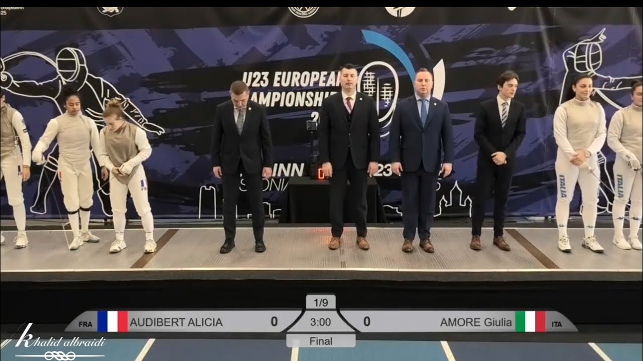 gold medal 🥇 Match: Women's Team  Foil European Championships U23 Tallinn 2025  🤺🇪🇪