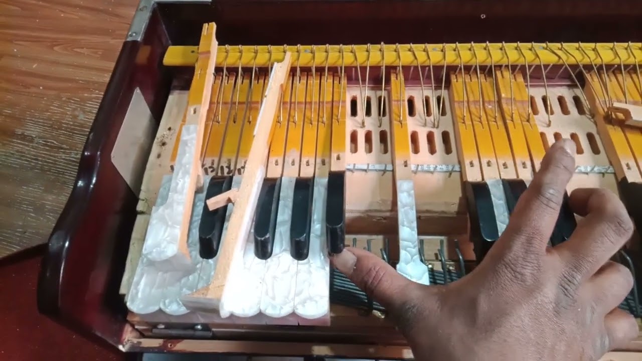 harmonium repairing course coupler by self maintain world's best repairing servicing tuning course