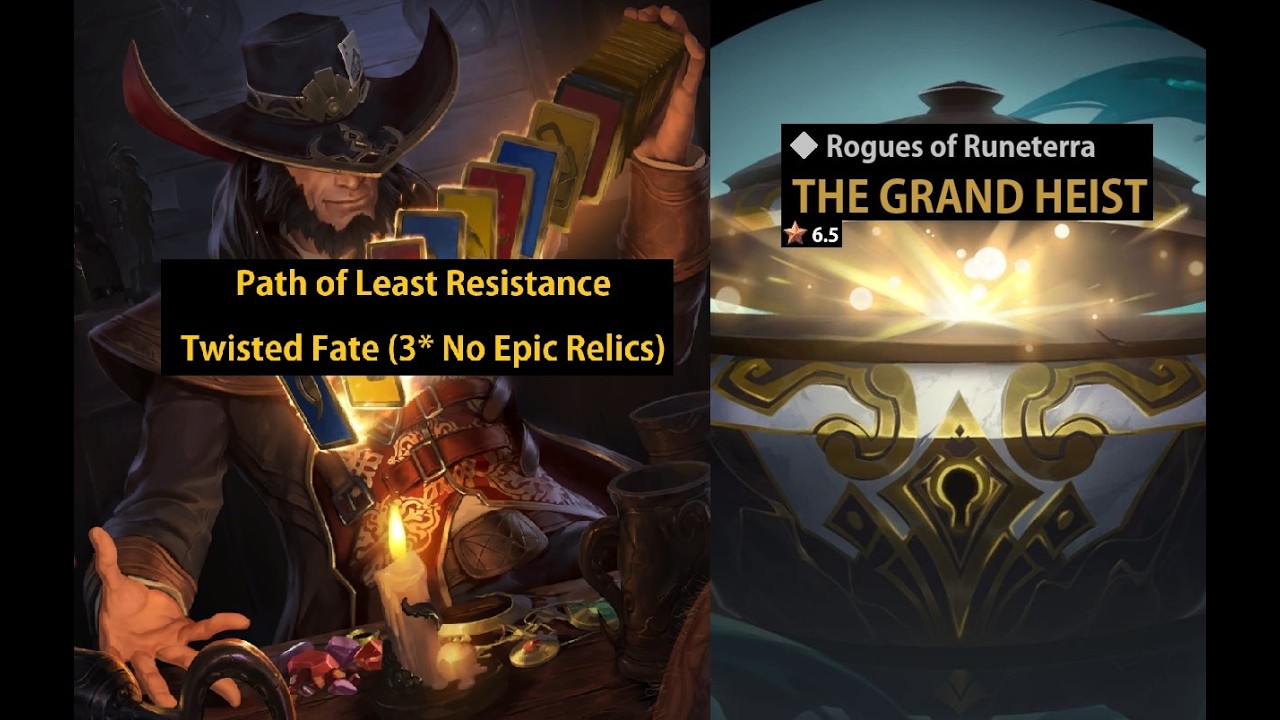 Twisted Fate (3* No Epic Relics) vs the Grand Heist - Rogues of Runeterra