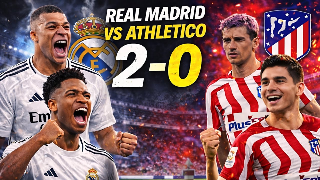 Real Madrid Destroy Atletico 2-0 | Mbappe & Bellingham Masterclass 😱