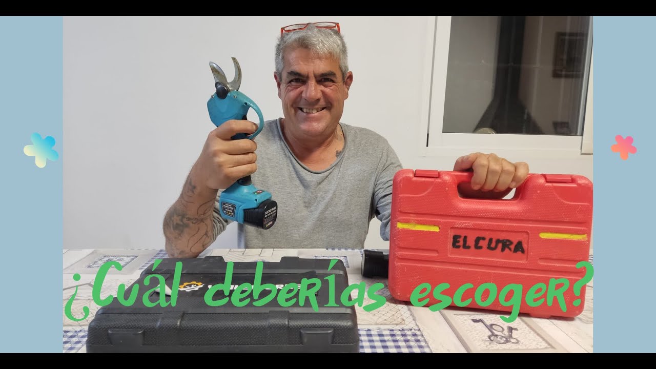 Comparativa de la realidad sobre tijeras de poda eléctricas||Cual deberías escoger y porque.