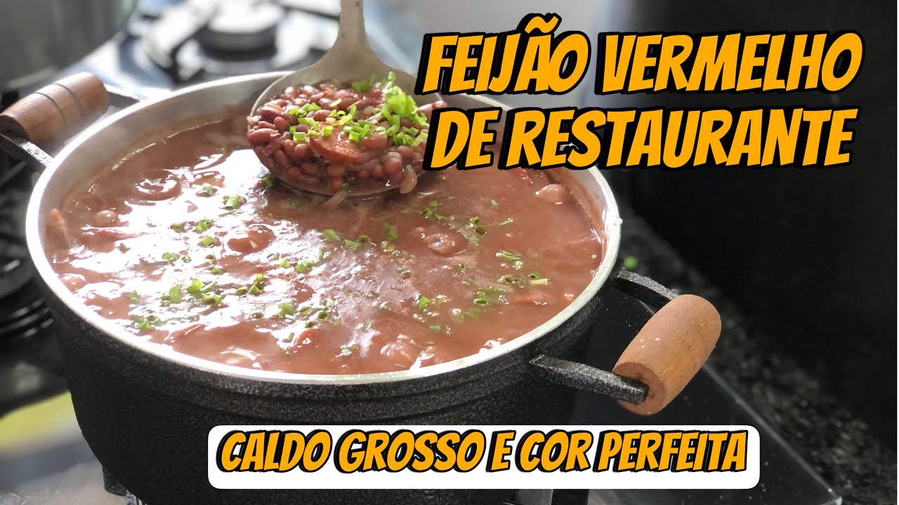 O FEIJÃO VERMELHO QUE FAZ SUCESSO COM MEUS CLIENTES - feijão de restaurante