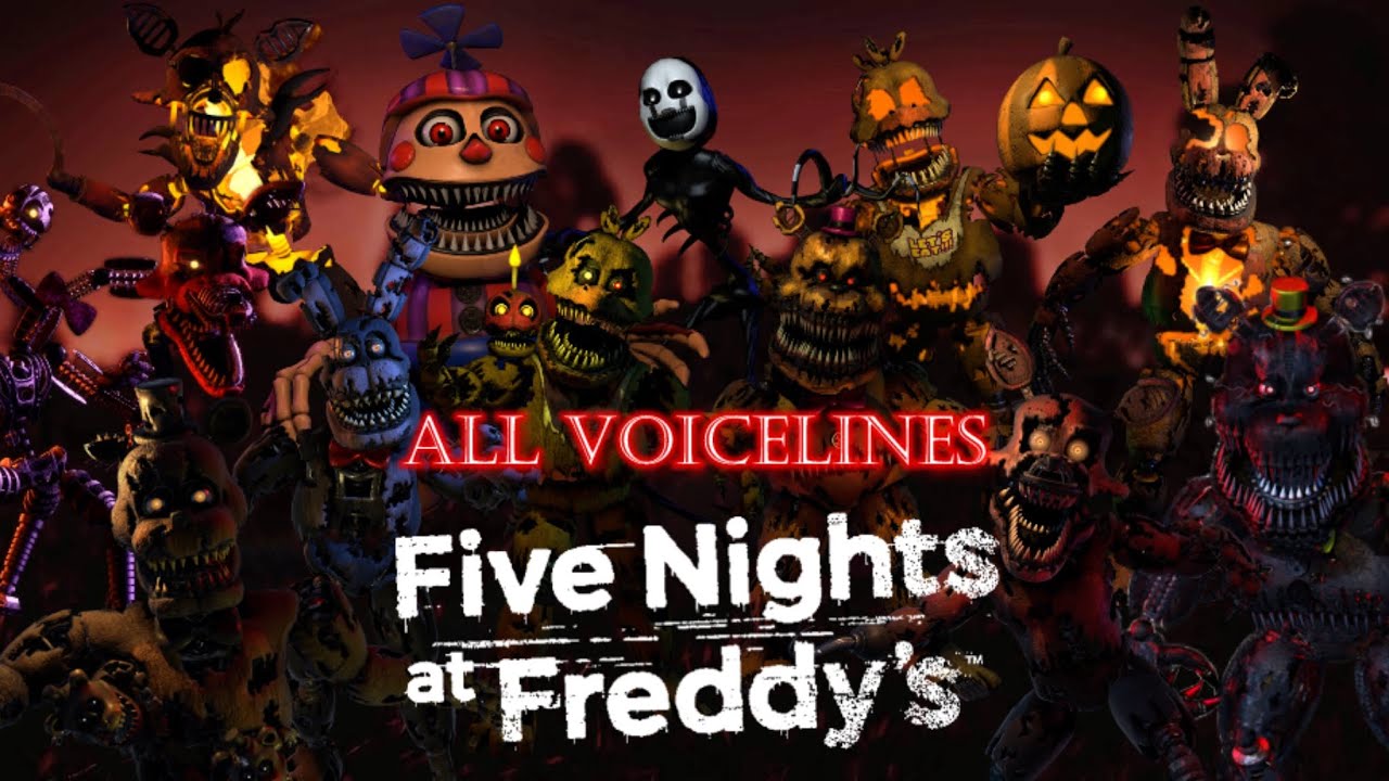 Ремейк «Кошмарные аниматроники: все голосовые реплики» из Five Nights At Freddy’s