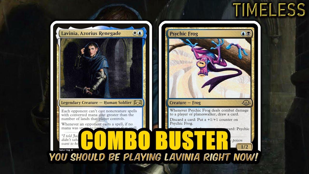 Lavinia Is Too Good Not To Play Right Now! Esper Frog | Timeless BO3 Ranked | MTG Arena