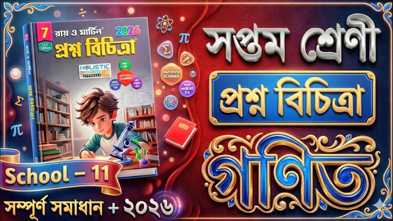 Class 7 Question Bank Solutions In Bengali // School - 11 // Class 7 Math Question Bank // 1st Exam 