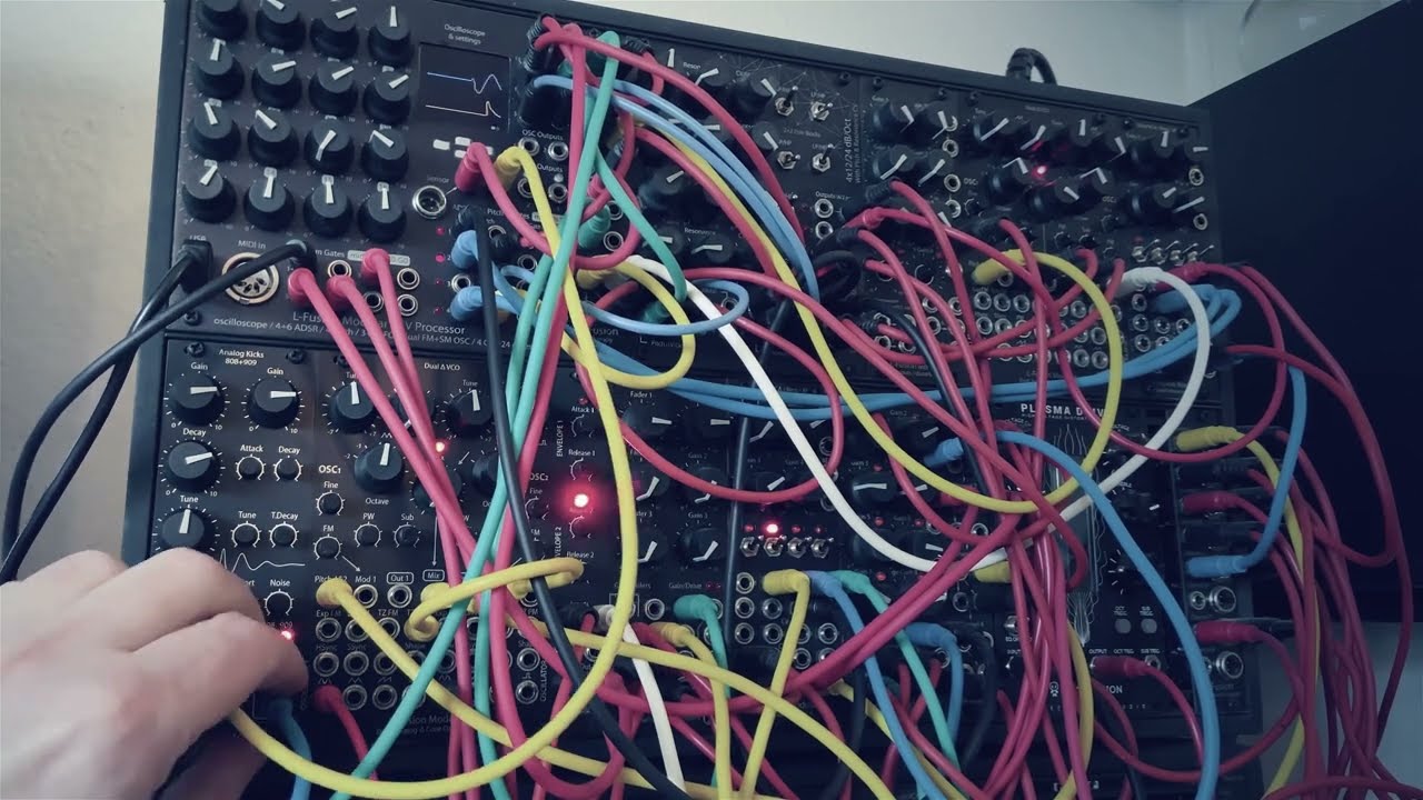 808+909 Analog Kicks Eurorack module demo - L-Fusion Electronics