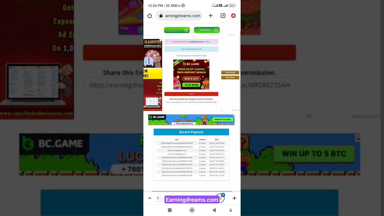 Unlimited Faucet Claim No Timer 2023 | Auto Faucet Claim | BTC Claim Free