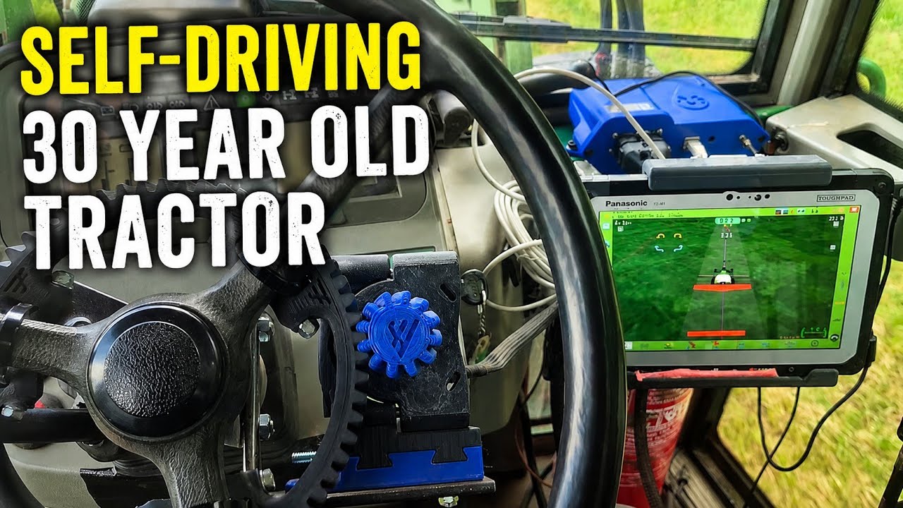 DIY AgOpenGPS Auto-Steer for a 30-Year-Old Tractor