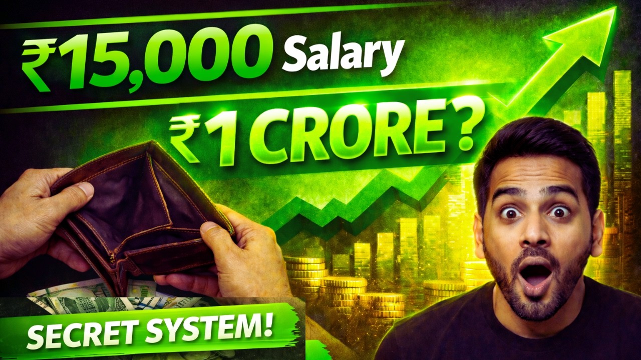 ₹15,000 Salary se ₹1 Crore | Middle Class Ka Real Roadmap (No Motivation, Only System)