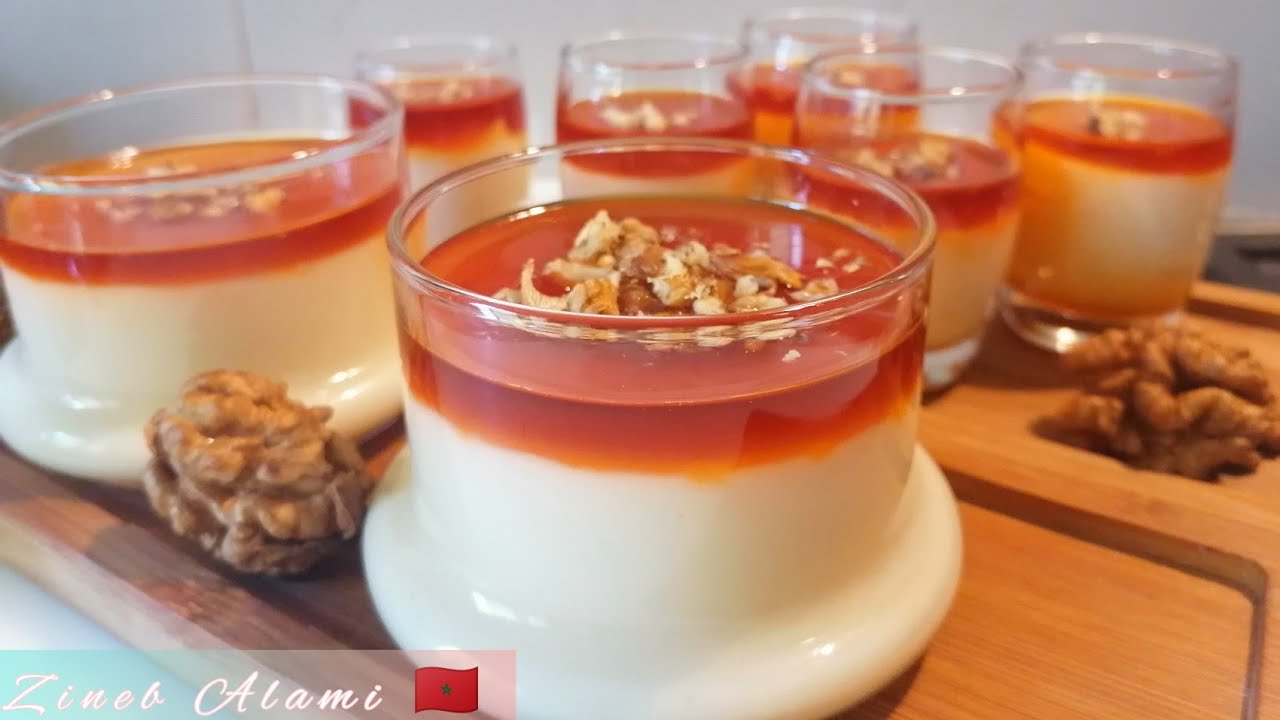 بالحليب فقط ⛔حضري تحلية بدون قشدة ولا فلون ولا ياغورت قوام كريمي والمذاق ولا أروع 😋