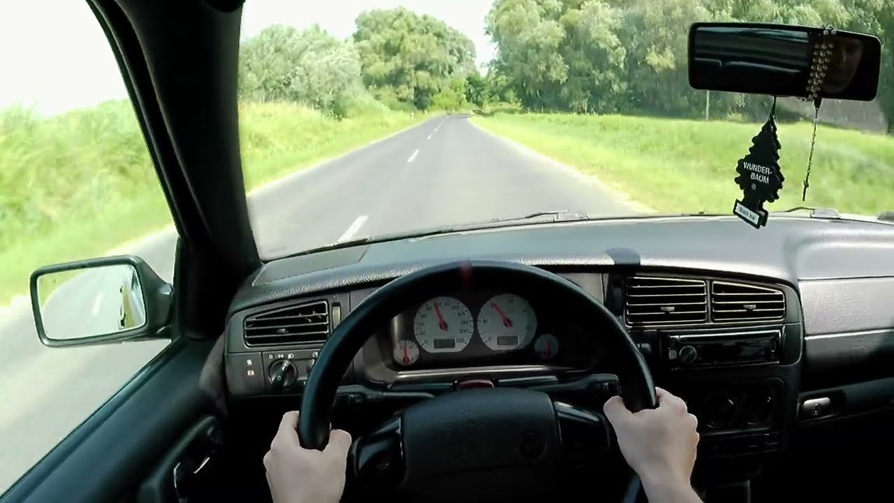POV DRIVE l VW GOLF MK 3 GTI TDI jubi (test)