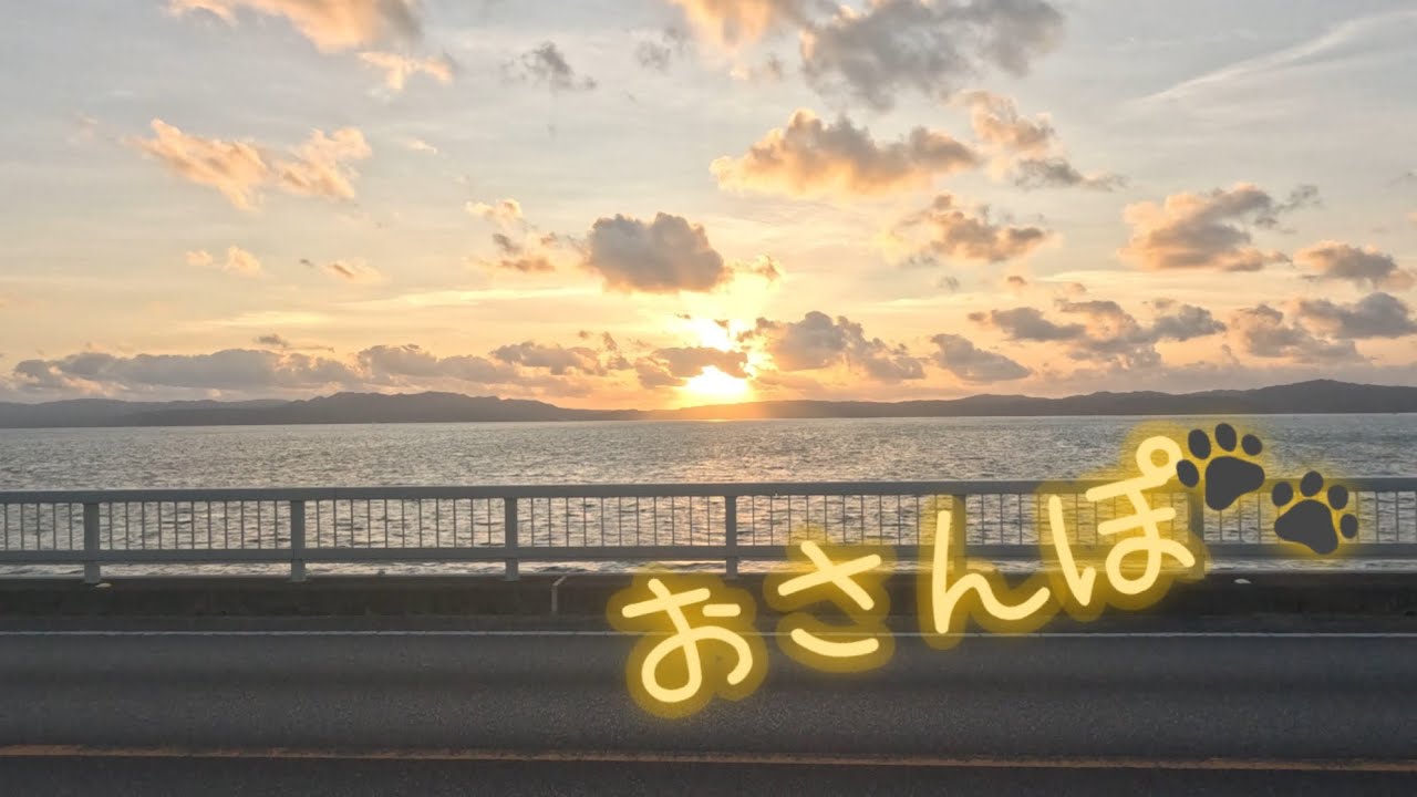 静かな古宇利島を　お散歩　Walking Kouri Bridge   2026 年1月18日