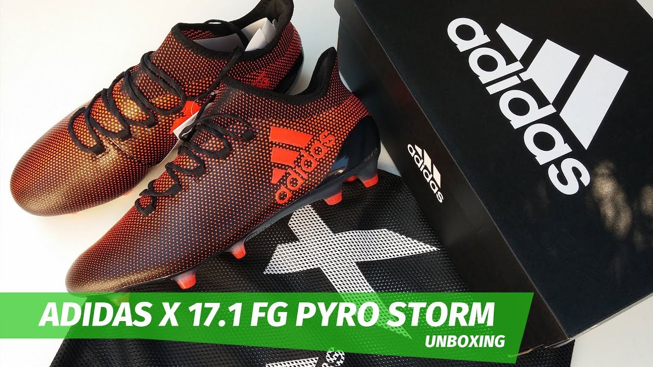 Adidas X 17.1 Pyro storm - unboxing