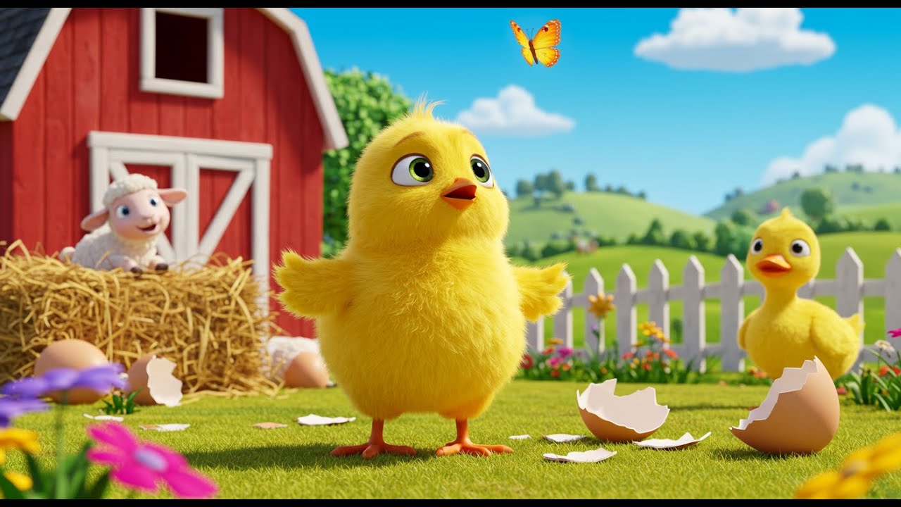 Little Chick &ndash; Farm Animal Rhyme for Kids | Toddler Song | Peep, Hop & Explore