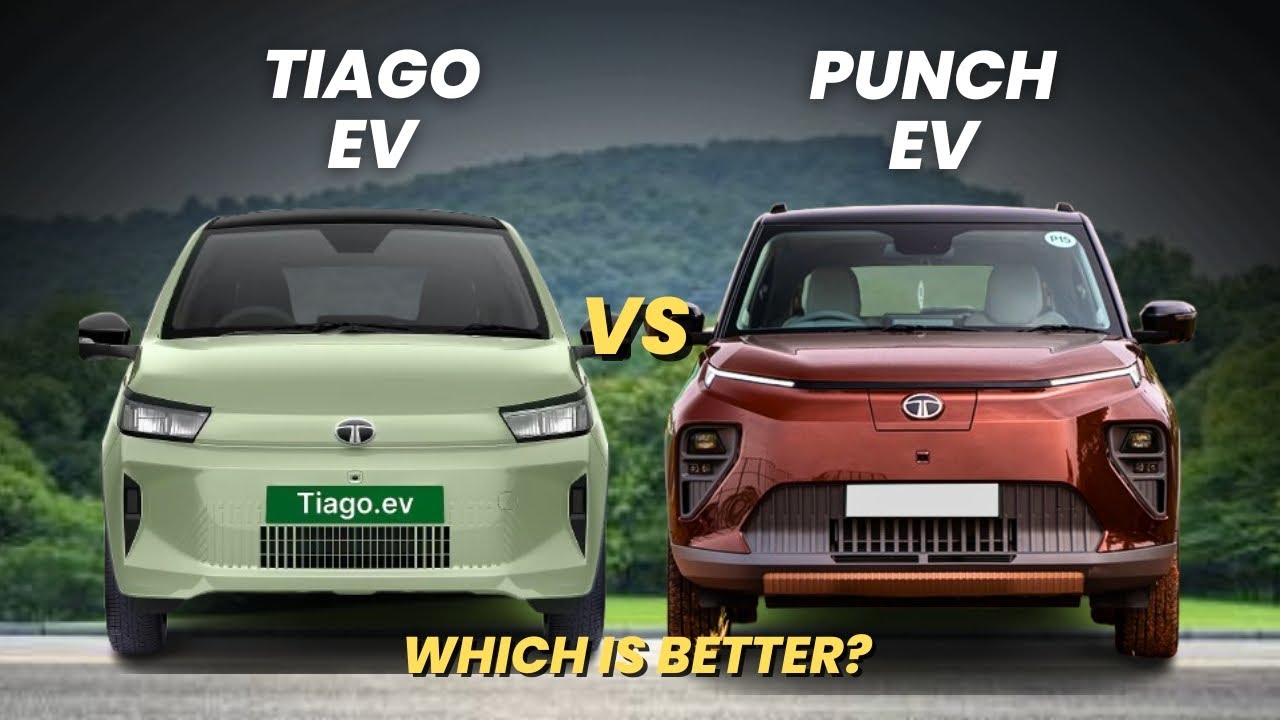 Tata Tiago EV Facelift 2026 vs Tata Punch EV | Which is Best? | Tiago ev vs punch ev