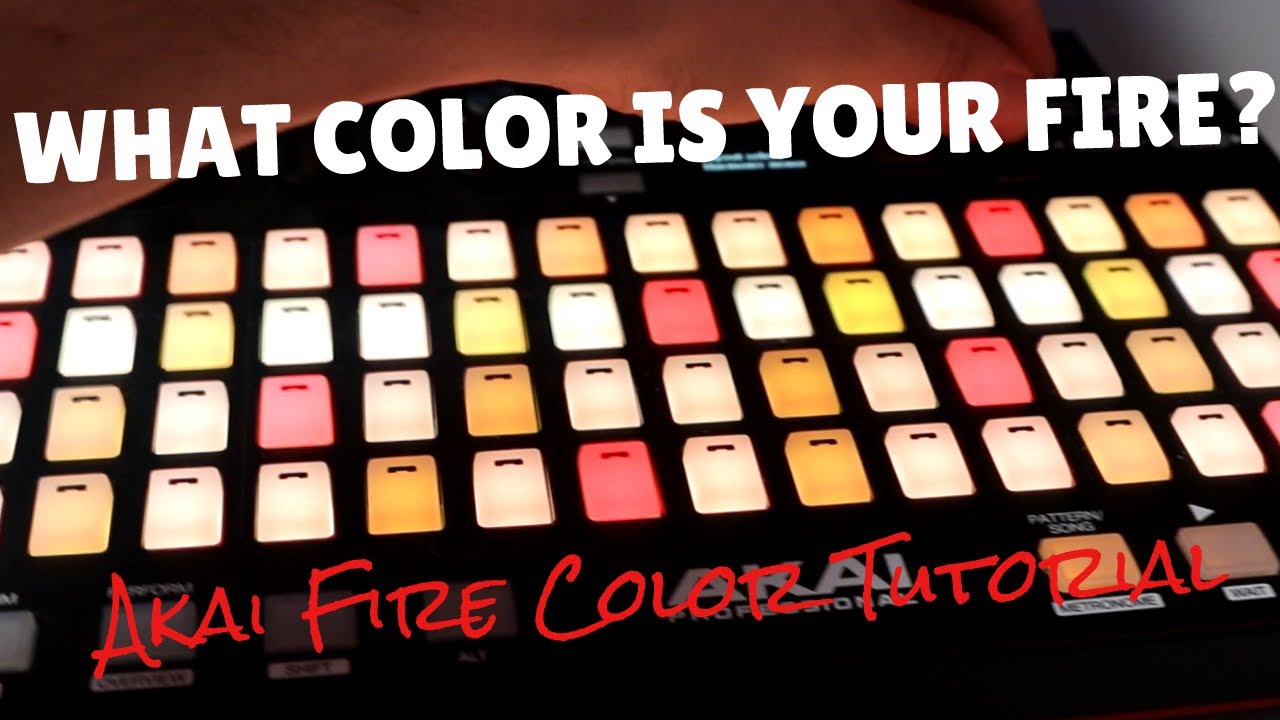 Akai FIRE for FL Studio - Custom COLORS Tutorial