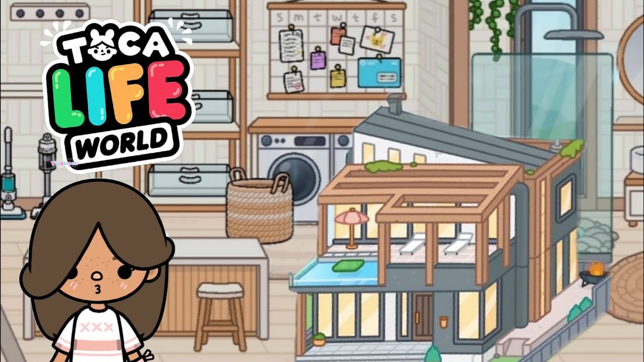 DECORANDO A MANS&Atilde;O MODERNA! Parte 1 | Toca Life World🧺🤎