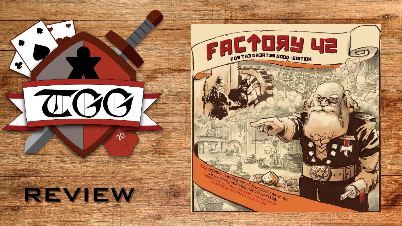 Обзор настольной игры Factory 42