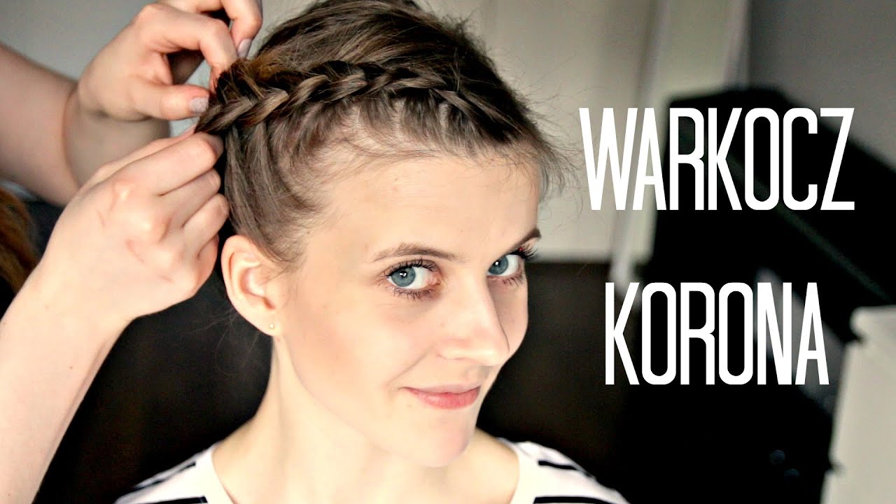 PROSTA FRYZURA: KORONA Z KRÓTKICH I CIENKICH WŁOSÓW | MarKa