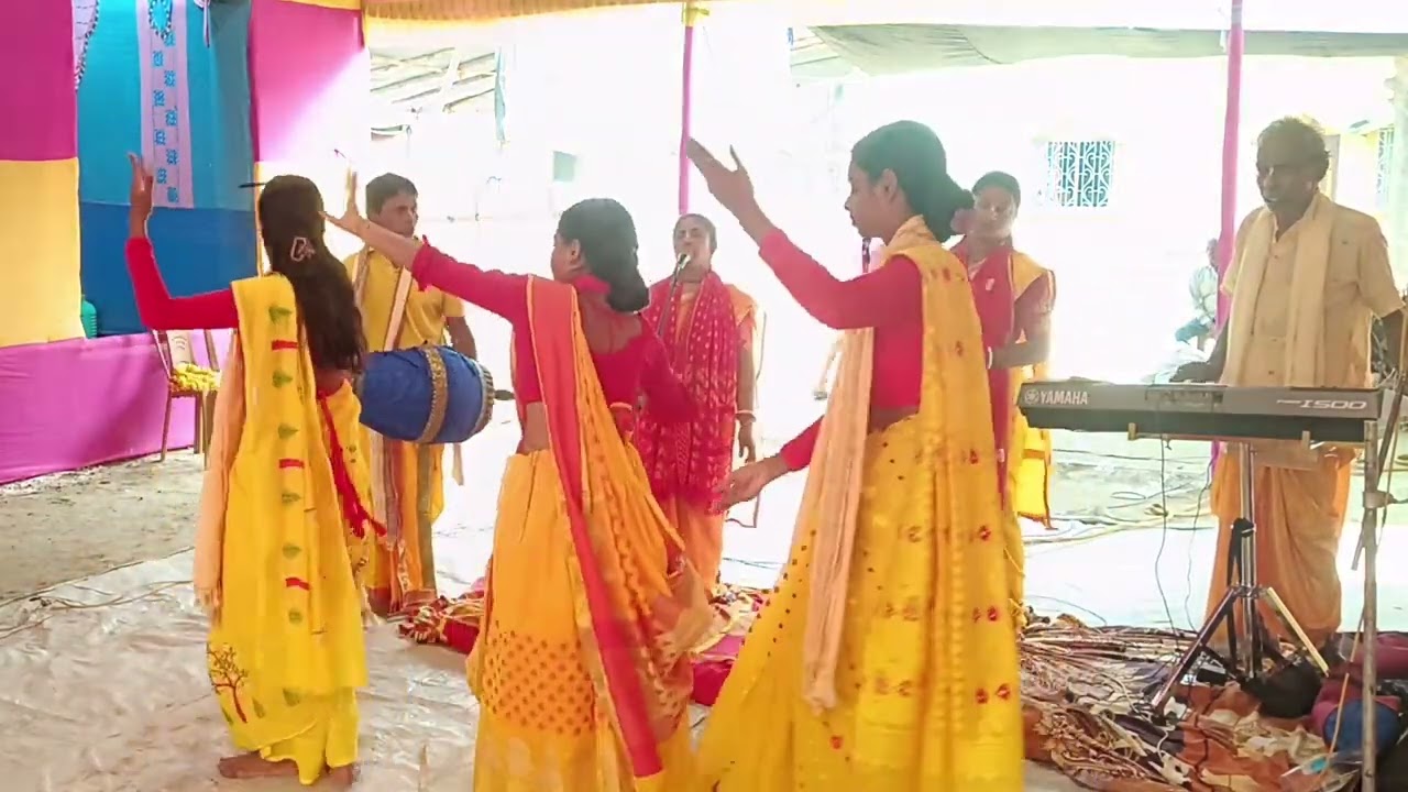 মেরে ন্যায়না সুরে হরিনাম // তারামা সম্প্রদায় শান্তিপুর নদীয়া 🙏🏻🙏🏻রাধে রাধে