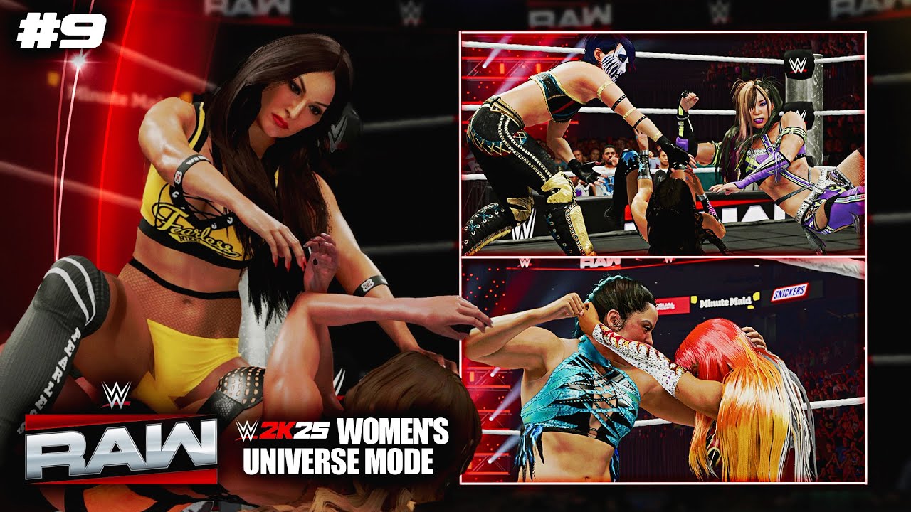 WWE 2K25 Women's Universe Mode #9 - RAW