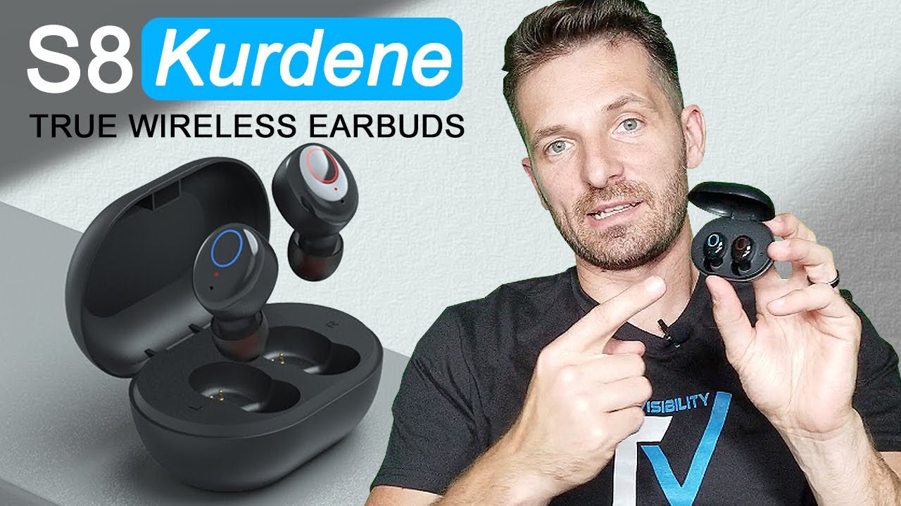 Kurdene S8 Wireless Bluetooth Earbuds Unboxing and Review