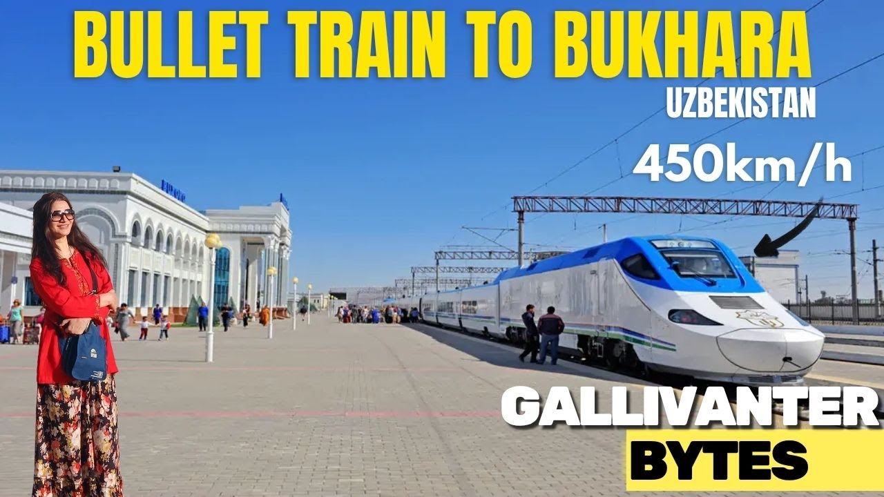 Riding Uzbekistan's Superfast AFROSIYOB High-Speed Train in Business Class 🇺🇿