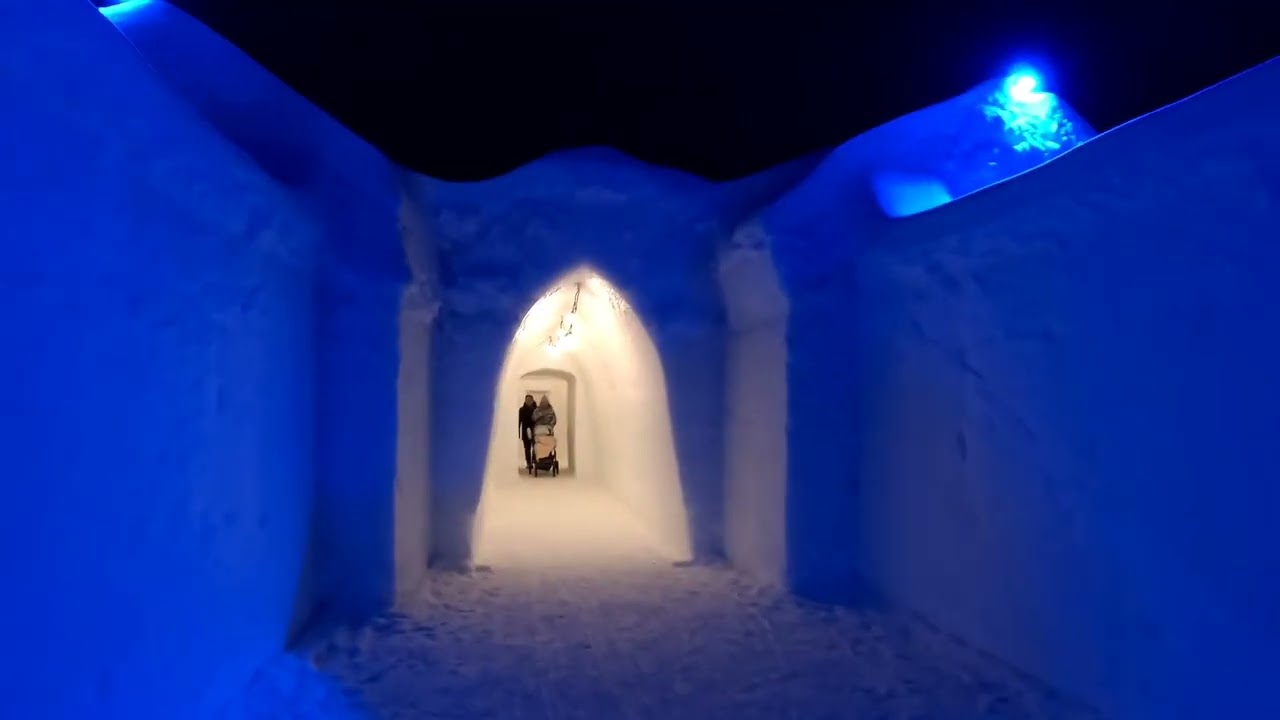 Walking Through Quebec’s Ice Hotel ❄️          Part  2