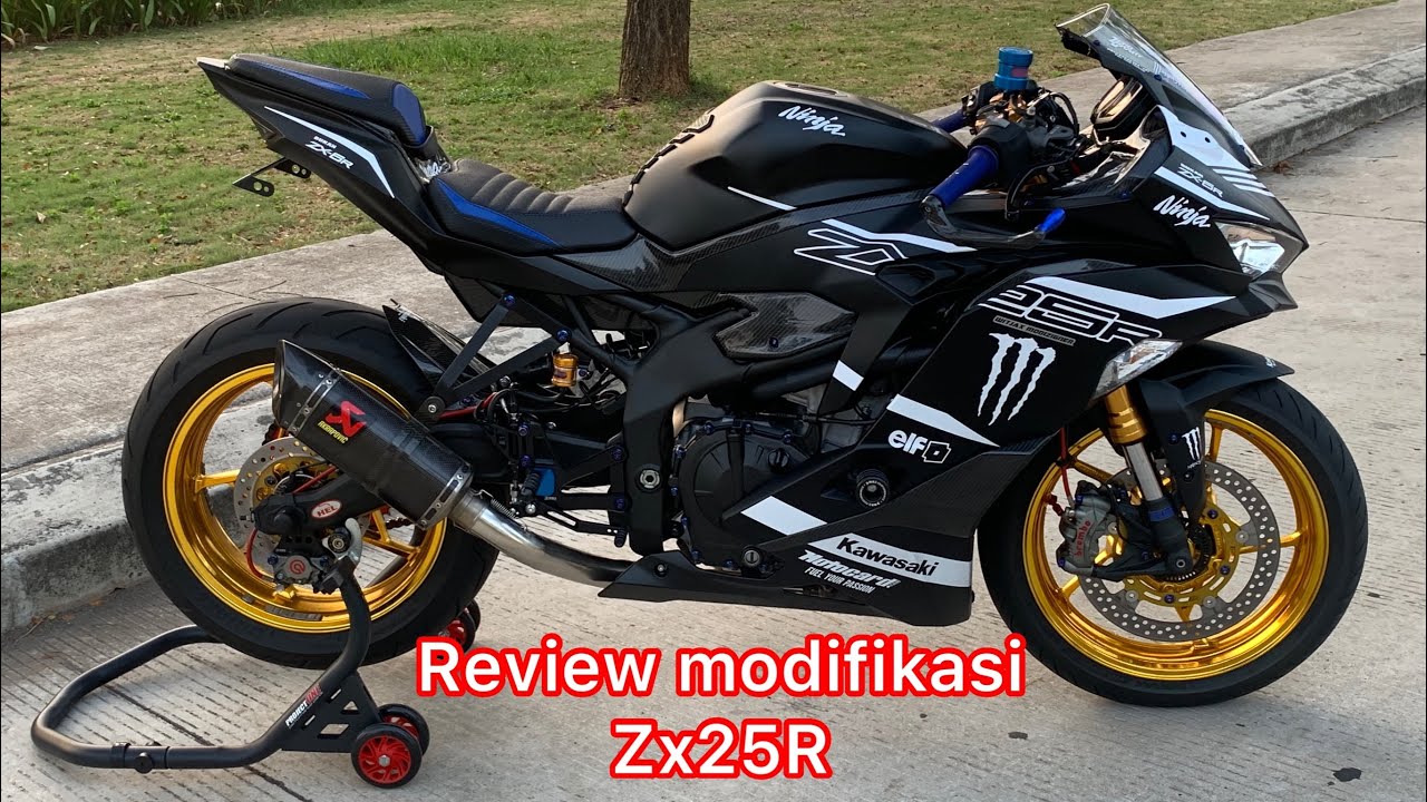 REVIEW MODIFIKASI ZX25R FULL MODIF HEDON