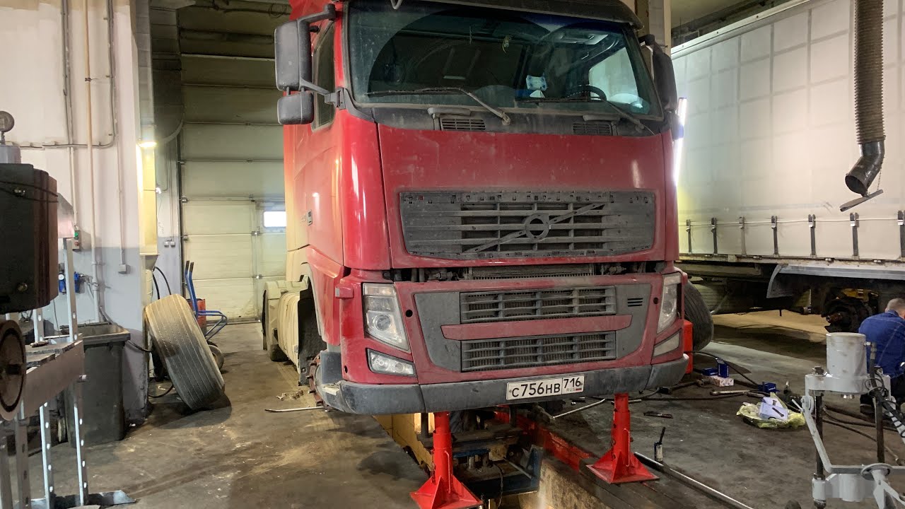 Бьет руль Volvo FH, причина нашлась