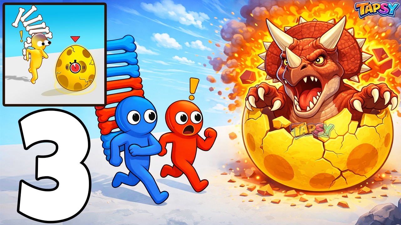 🔥Dino Chaos Crazy Race Gameplay Walkthrough Levels 16-22 Speed and Power Run (Android,iOS)