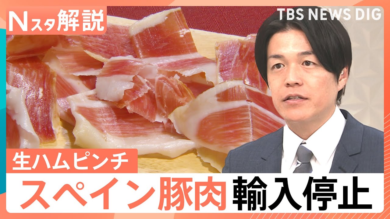 【スペイン豚肉輸入停止】「率直に困った」スーパー困惑　生ハムピンチも&hellip;豚肉じゃない！代替〇〇生ハムに注目【Nスタ解説】｜TBS&nbsp;NEWS&nbsp;DIG