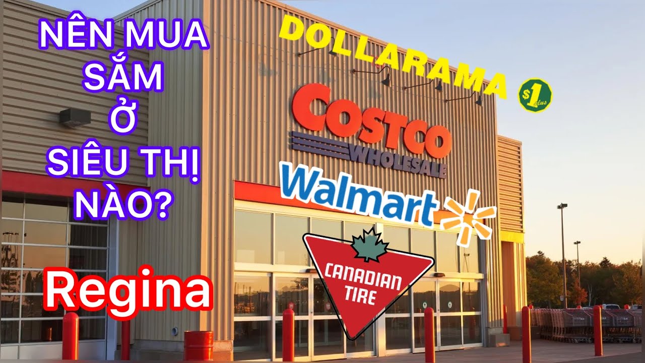 #Canadatrongtoi 008: Nên đi siêu thị nào ở Regina? | Cách tự tính tiền khi đi mua sắm