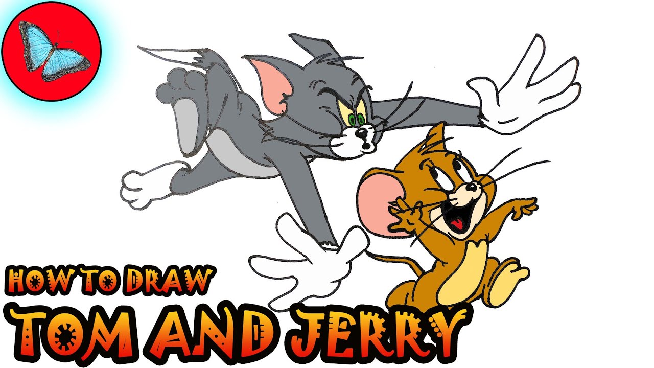 How To Draw Tom And Jerry | Drawing Animals