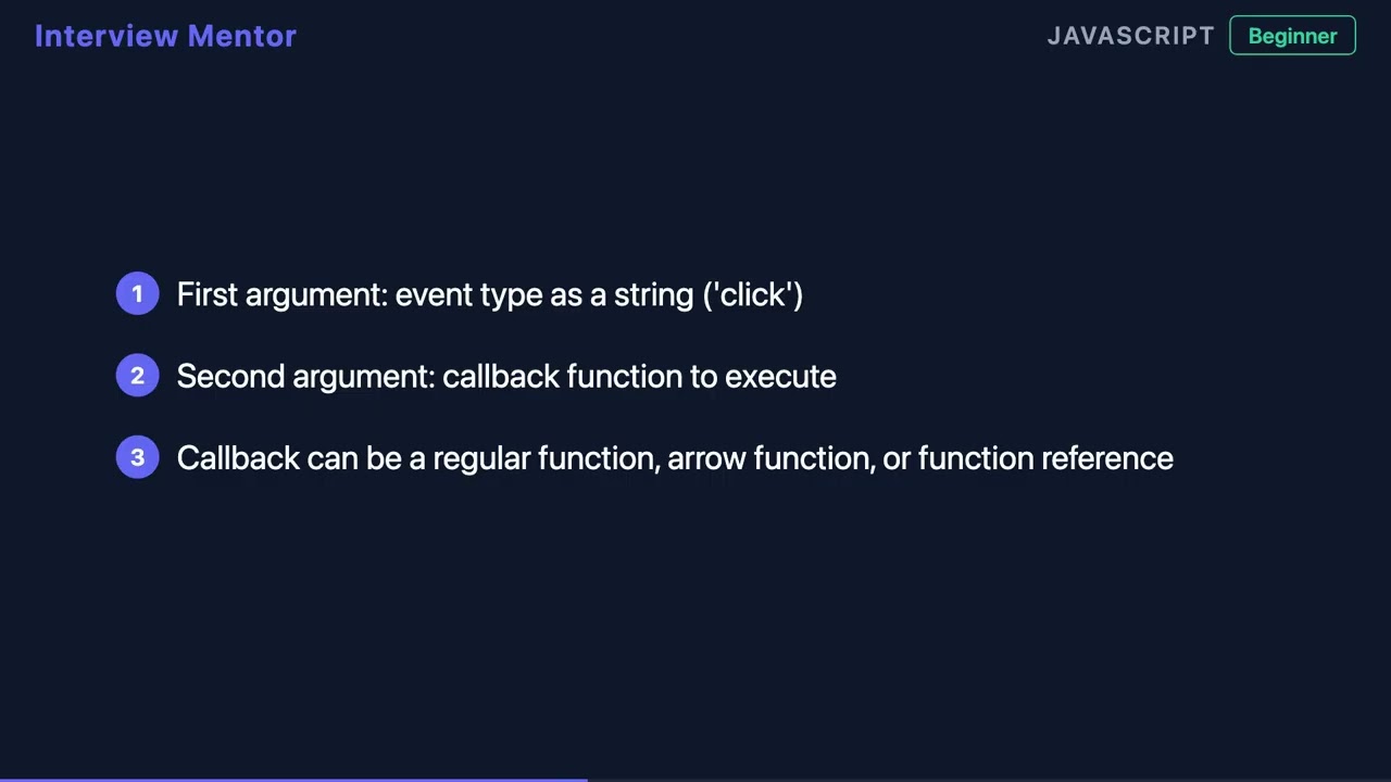How to Add Click Event Listeners in JavaScript