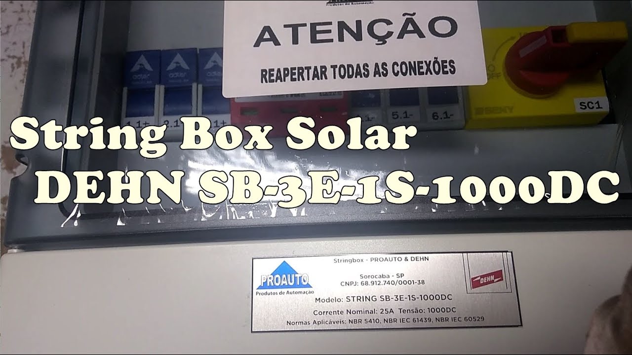 Ligados em Energia Solar - String Box Dehn 3E1S