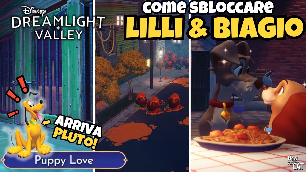 Come sbloccare LILLI & BIAGIO di Lilli e il Vagabondo su DISNEY DREAMLIGHT VALLEY Guida Completa ITA