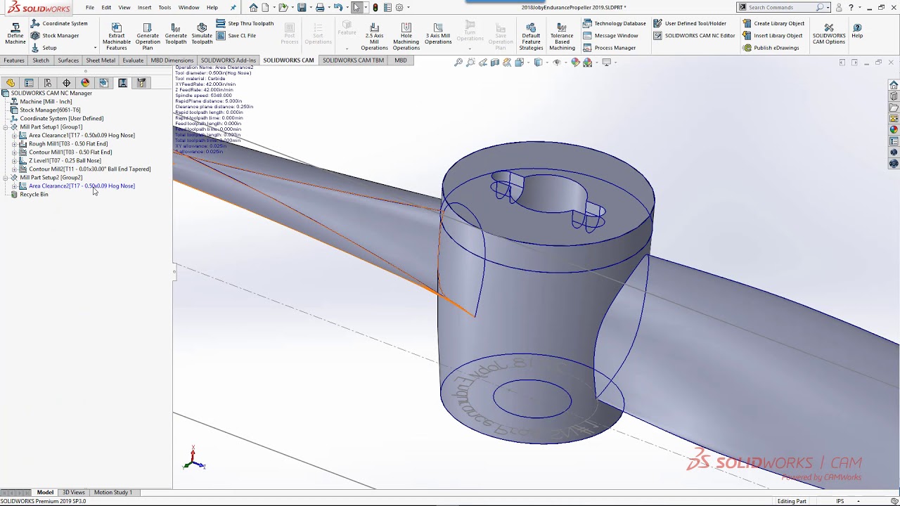 SOLIDWORKS CAM Standard - Multi Axis Machining