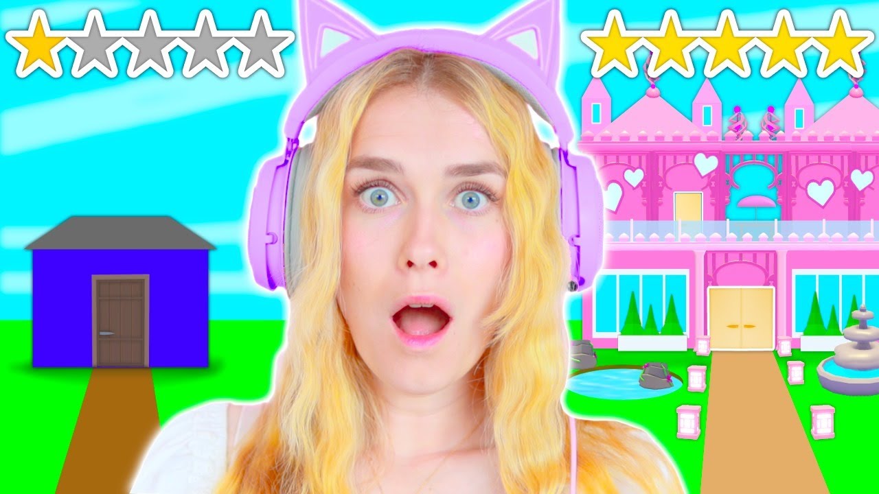 1 STAR Vs 5 STAR Houses In Adopt Me.. (Roblox)