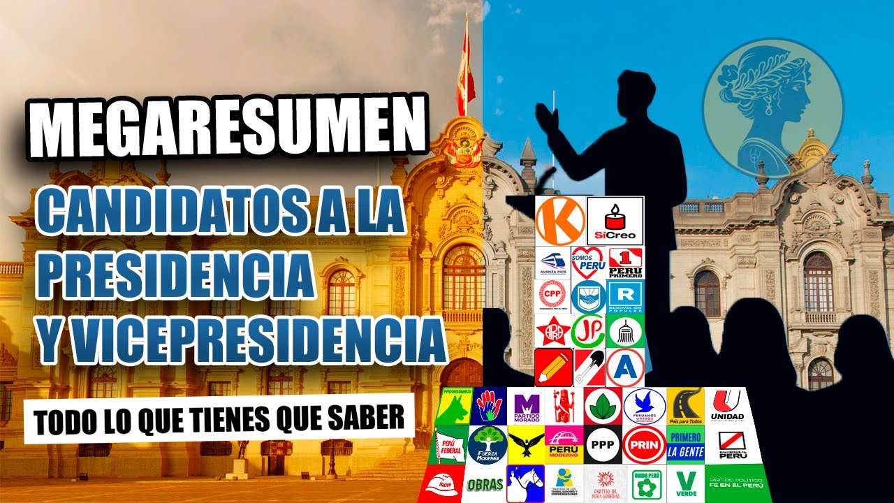 TODAS las F&Oacute;RMULAS PRESIDENCIALES de TODOS los PARTIDOS POL&Iacute;TICOS | PRESIDENTES Y VICEPRESIDENTES