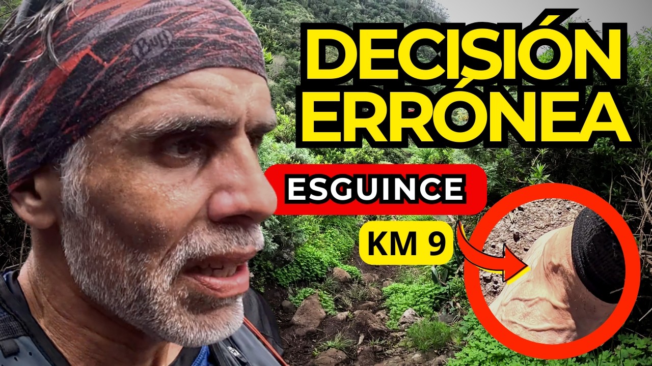 DECISIÓN ERRÓNEA en ANAGA… y me hice un ESGUINCE (KM 9) 😅