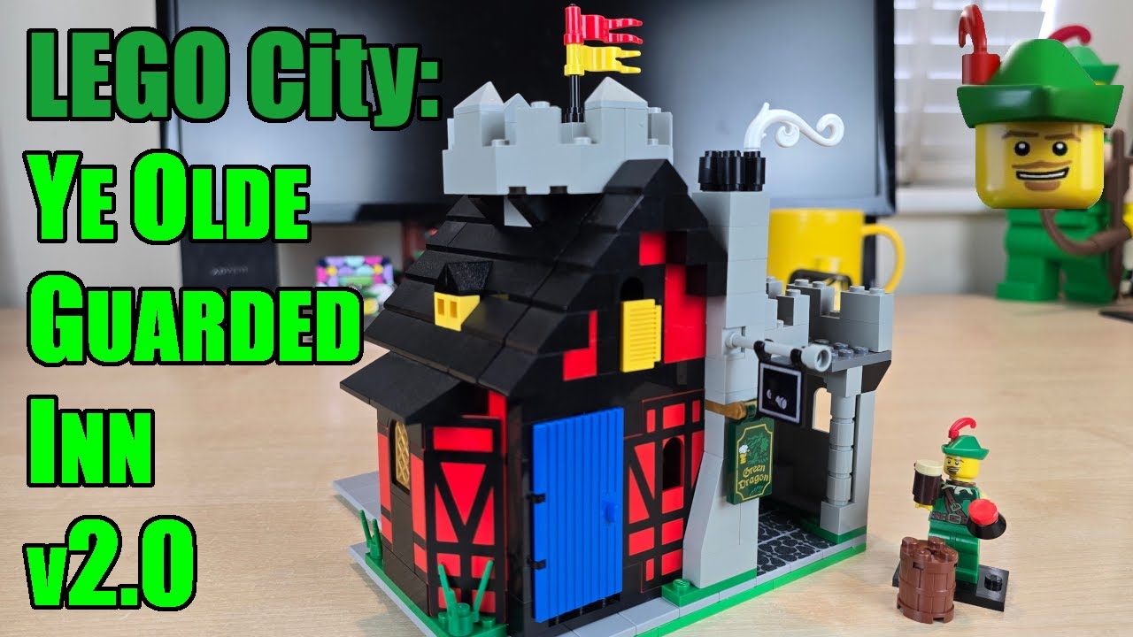 LEGO City - Охраняемая гостиница - Паб в старом городе MOC Rebuild 6067 🆕🏰🏹