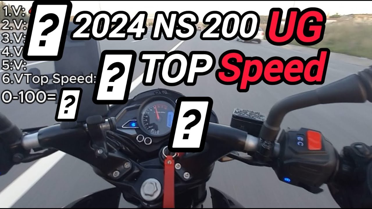 2024 NS200 UG TOP SPEED!!! (DETAYLI)