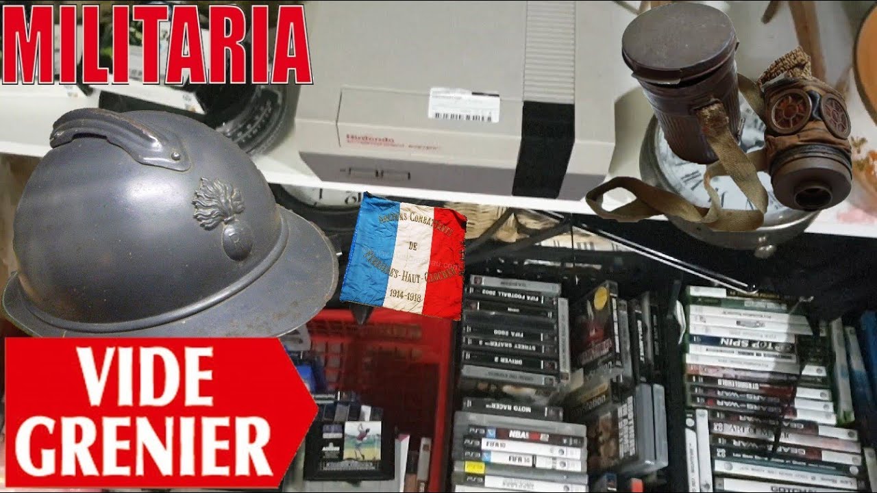 Vide Grenier Live - Vide Grenier Permanent, jeux vidéo, jeux de société et militaria 📯