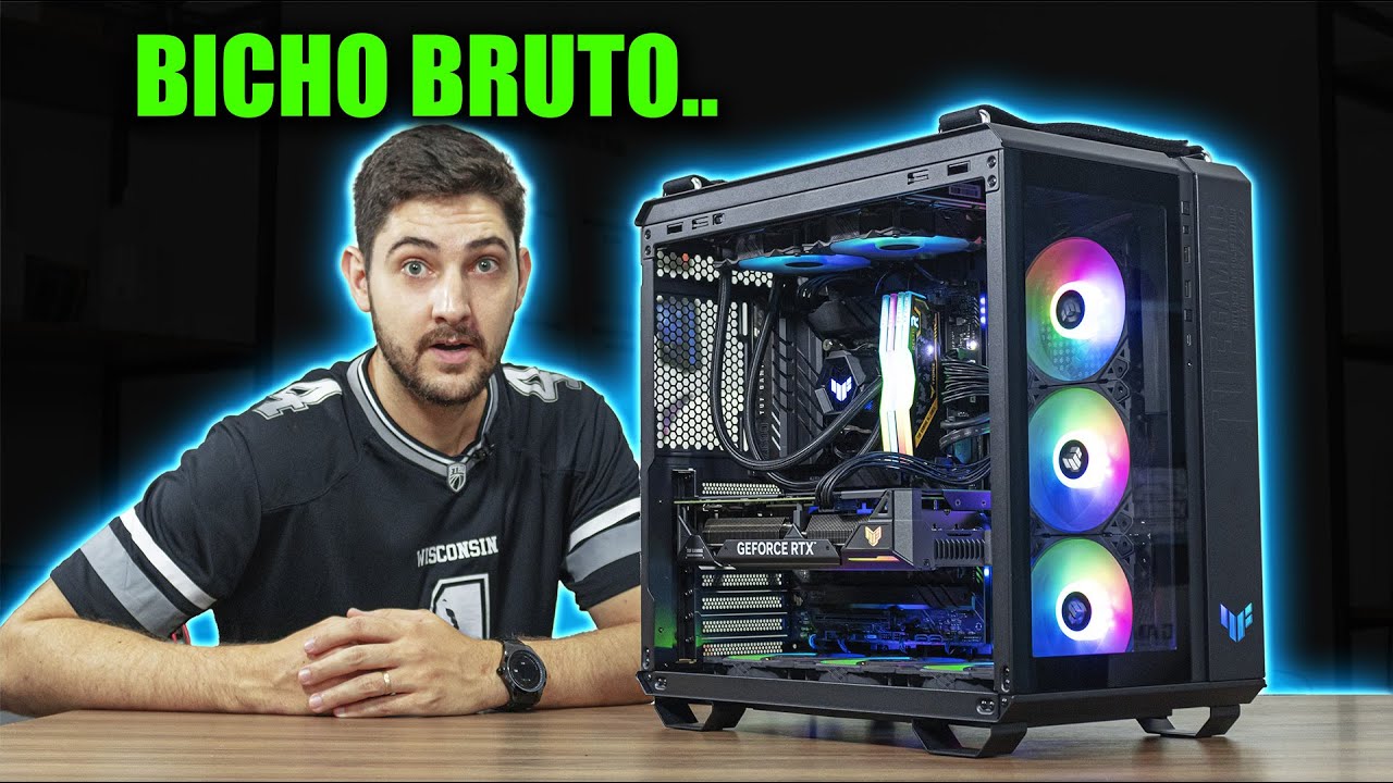 MONTEI UM PC GAMER COM CERTIFICAÇÃO MILITAR, FICOU UM TANQUE!