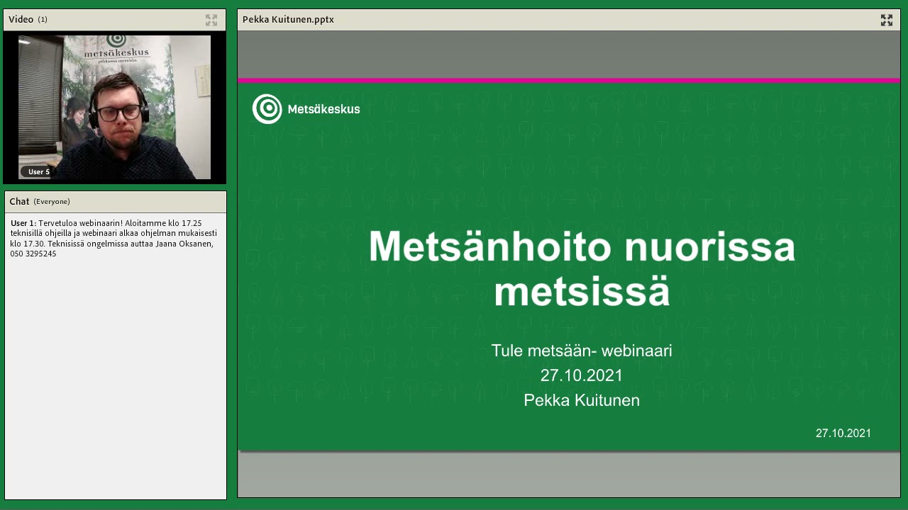 Tule metsään! Nuorten metsien hoito 1/2 – puuntuotantoa, luonnonhoitoa ja uusiutuvaa energiaa